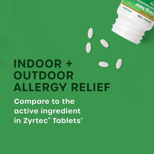 Healthcareaisle Allergy Relief - Cetirizine Hydrochloride Tablets Usp, 10 Mg - 300 Tablets - Original Prescription Strength Allergy Medication, 24-Hour Relief