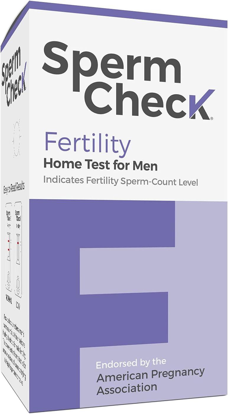 Fertility Home Test Kit For Men- Shows Normal Or Low Sperm Count- Easy To Read Results-Convenient, Accurate, Private