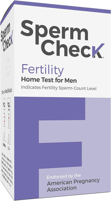 Fertility Home Test Kit For Men- Shows Normal Or Low Sperm Count- Easy To Read Results-Convenient, Accurate, Private