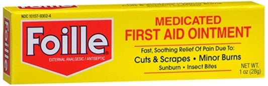 Foille Medicated First-Aid Ointment, 1 Oz Tube : Health & Household