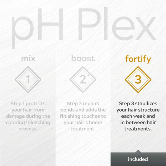 pH Plex 3 Stabilize - Fortify the Effects of pH Plex 1 & 2 In-Between Color or Bleach Treatments, 150ml tube of Step 3