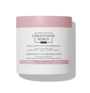 Christophe Robin Cleansing Volumizing Paste Shampoo With Rassoul Clay Rose Extracts Unisex Paste For Fine, Thin, And Flat Hair Color Safe - Travel Size 2.5 Fl. Oz