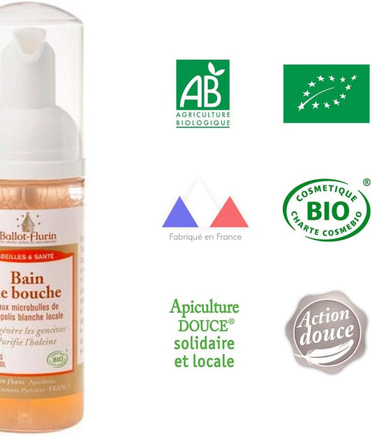 Mouthwash With White Propolis Microbubbles