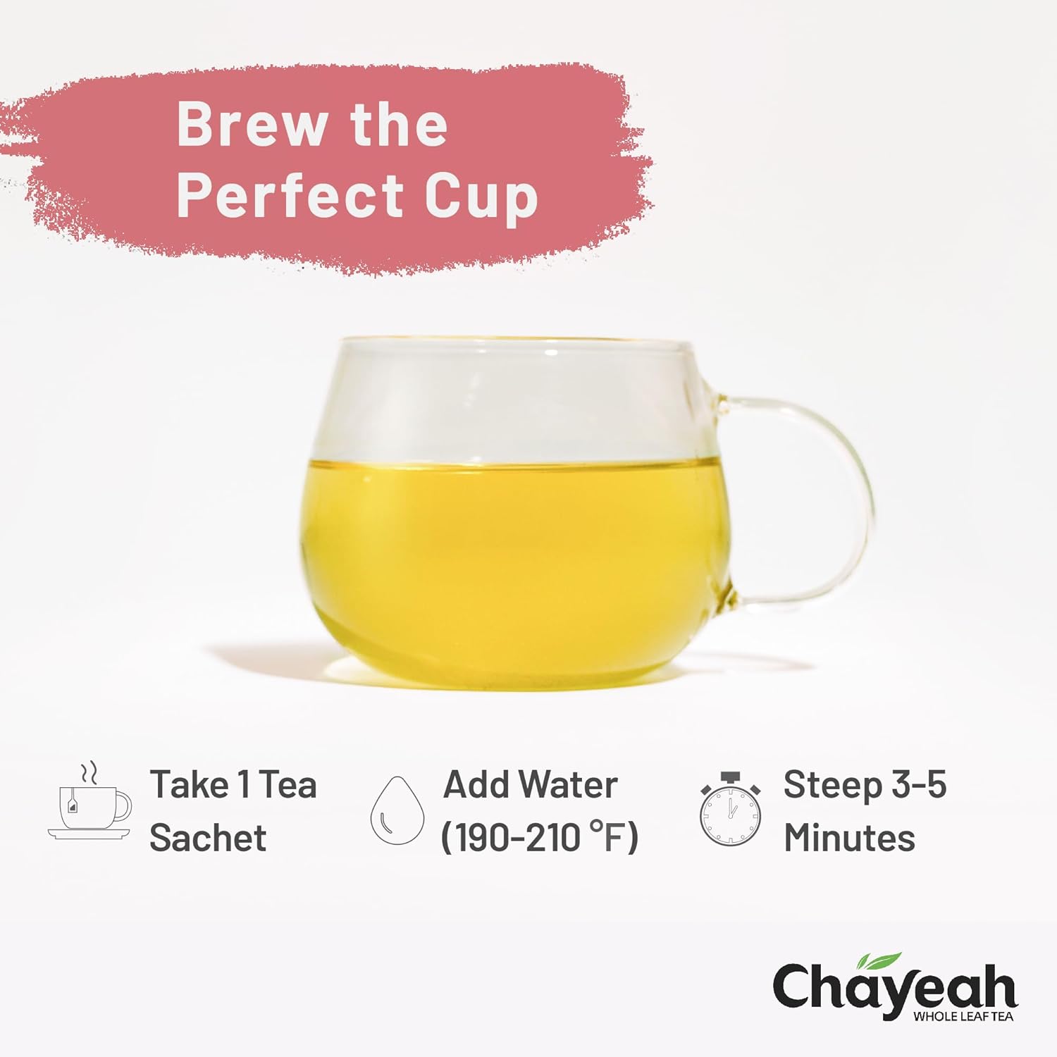 Chayeah, Dream Of The East, Immune Support Herbal Tea, Rooibos With Goji Berry, Cordyceps Flower & Asian Herbs, Usda Organic, Caffeine Free (16 Pyramid Tea Sachets)