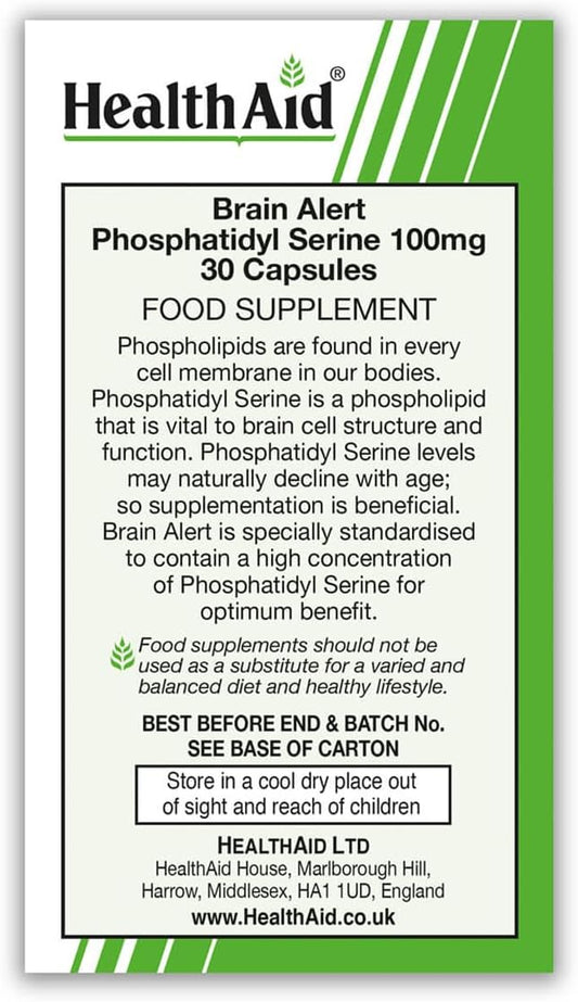 Healthaid Phosphatidyl Serine - 30 Capsules