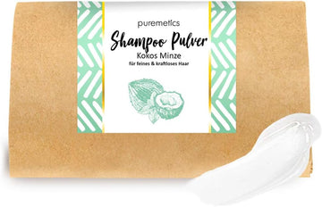 Puremetics Coconut Mint Shampoo Powder (For Fine And Weak Hair)