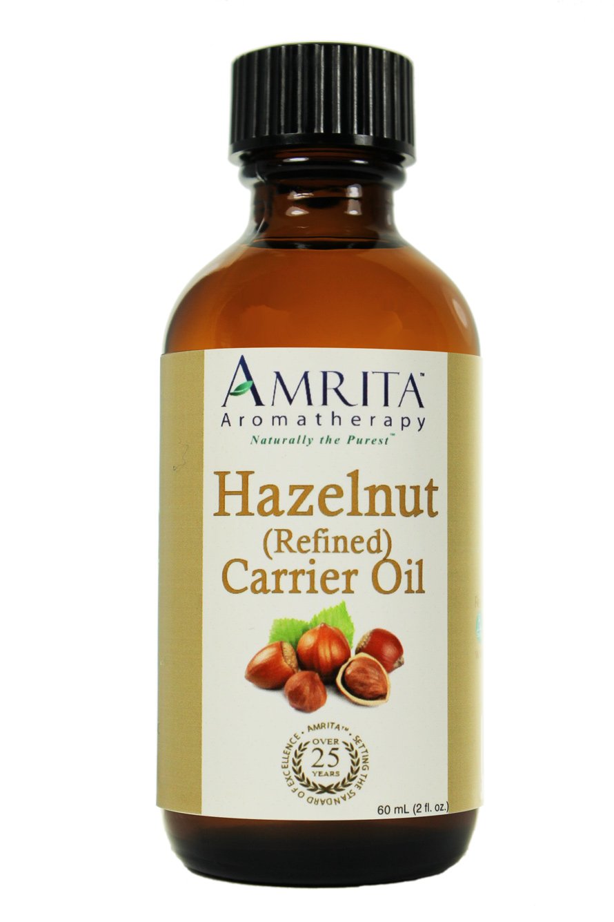 Amrita Aromatherapy: Hazelnut Oil - Refined Carrier Oil - A Base Oil For Aromatherapy, Massage, Essential Oils & More - Size: 1-Liter : Health & Household