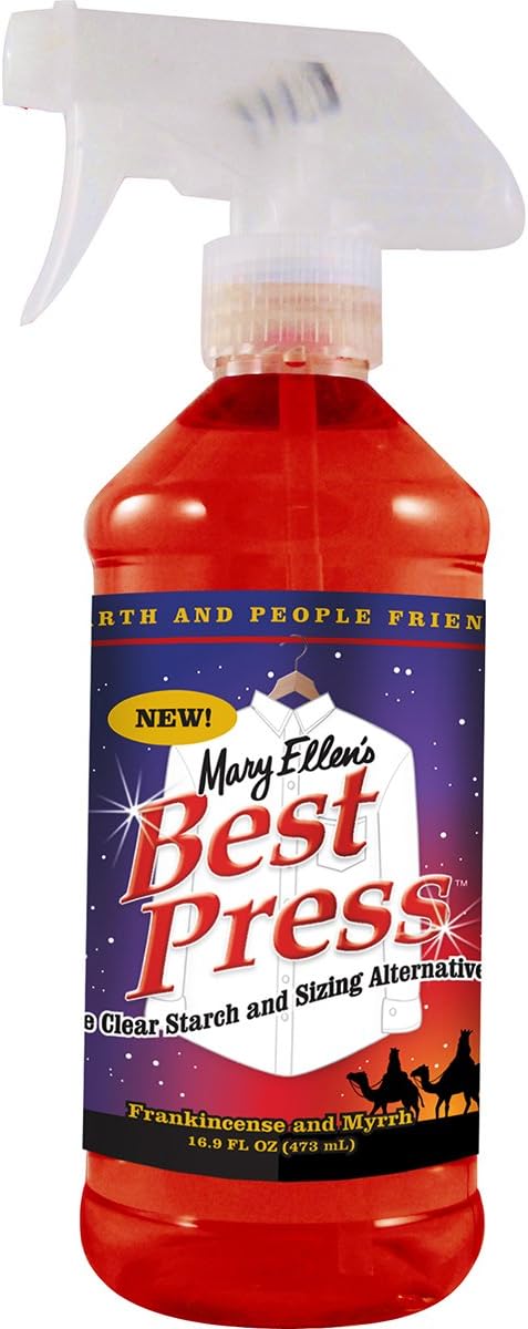 Mary Ellen Products Mary Ellen's Best Press Clear Starch Alternative, 16-Ounce, Frankincense and Myrrh : Health & Household