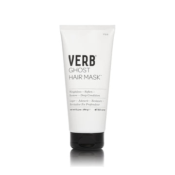 Verb Ghost Hair Mask - Vegan Deep Conditioning Hair Treatment – Repair Hair Mask For Damaged Hair – Intense Hydration Mask With Moringa Oil Defrizzes And Promotes Shine, 6.3 Fl Oz