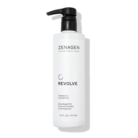 Zenagen Revolve Women'S Thickening Shampoo | Supports Appearance Of Fuller, Healthier-Looking Hair, Developed For Fine & Visibly Thinning Hair, Plant-Based, Color-Safe, 5-Minute Treatment