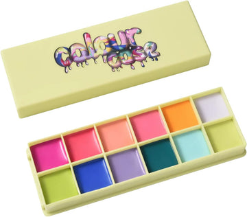 Colour Case Cosmetic Paint Palette & Brush Set (The Essentials)