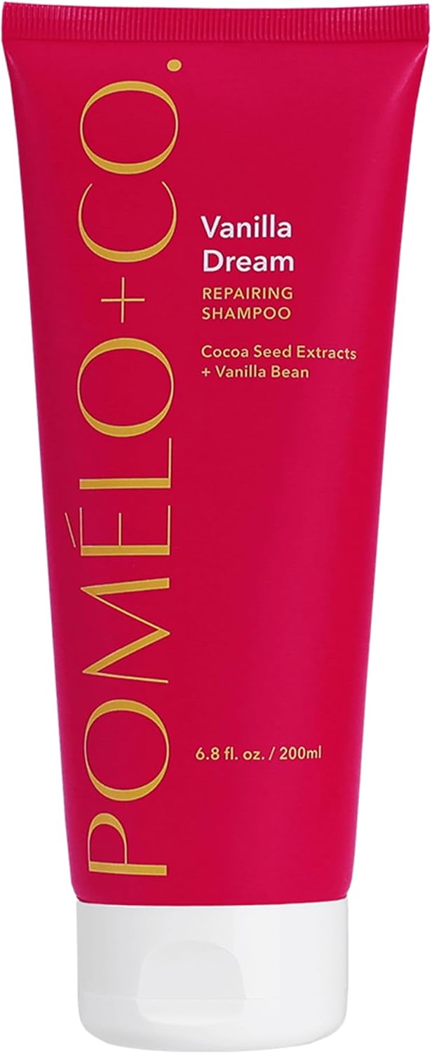 Pomélo+Co. Vanilla Dream Shampoo - Repairing Hair Care For Dry Hair - Vegan Hair Shampoo With Nourishing Ingredients - 200Ml