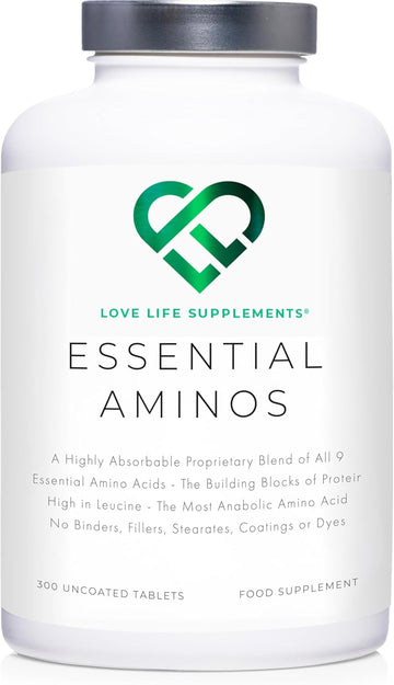 Eaa Amino Acids Powder, All 9 Essential Amino Acids Including Bcaa'S, Orange & Lime Flavour, 360G - 60 Servings (5G Of Eaa'S Per Serving) - Love Life Supplements