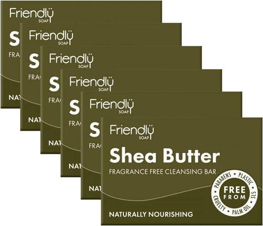 Friendly Soap Handmade Natural Shea Butter Bar (Case of 6) : Amazon.co.uk: Beauty