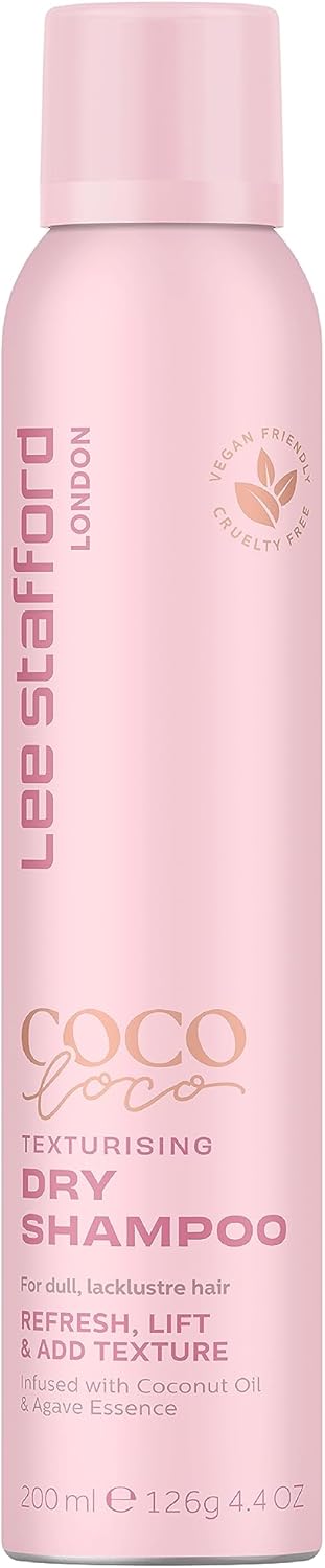Lee Stafford Coco Loco & Agave Texturising Dry Shampoo, 200 Ml