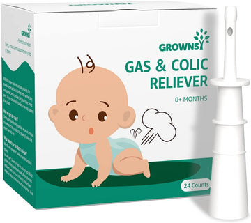 GROWNSY Gas and Colic Reliever for Babies, 24pcs Natural Baby Colic and Gas Relief, Colic Relief for Newborns, Infant Gas Colic Relievers