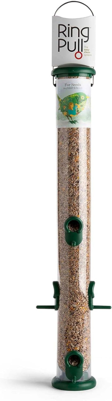 Ring-Pull TO-S3G Large Bird Feeder for Seeds - Green?TO-S3G