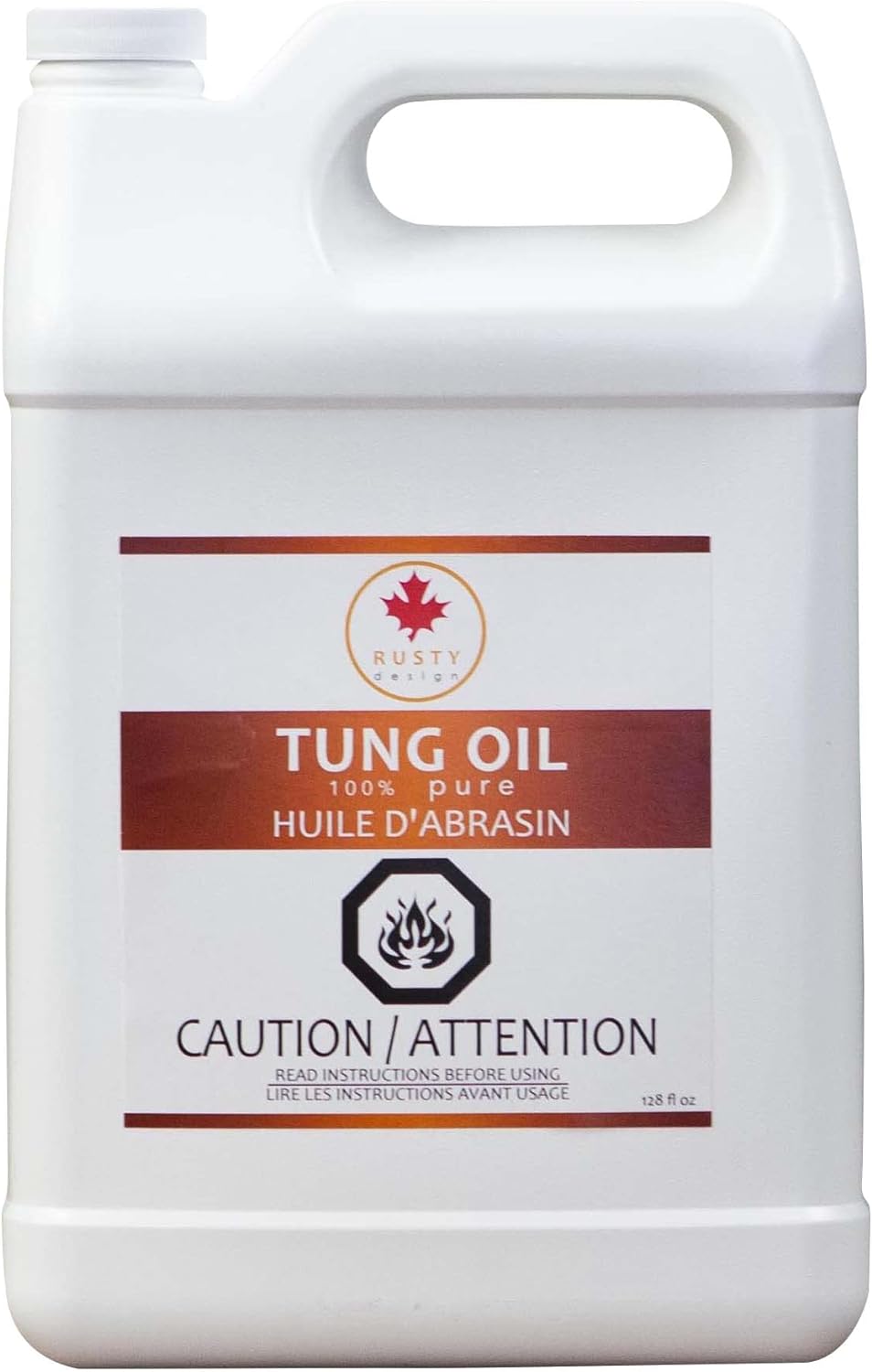 100% Pure Tung Oil (1 Gallon (3.78L))