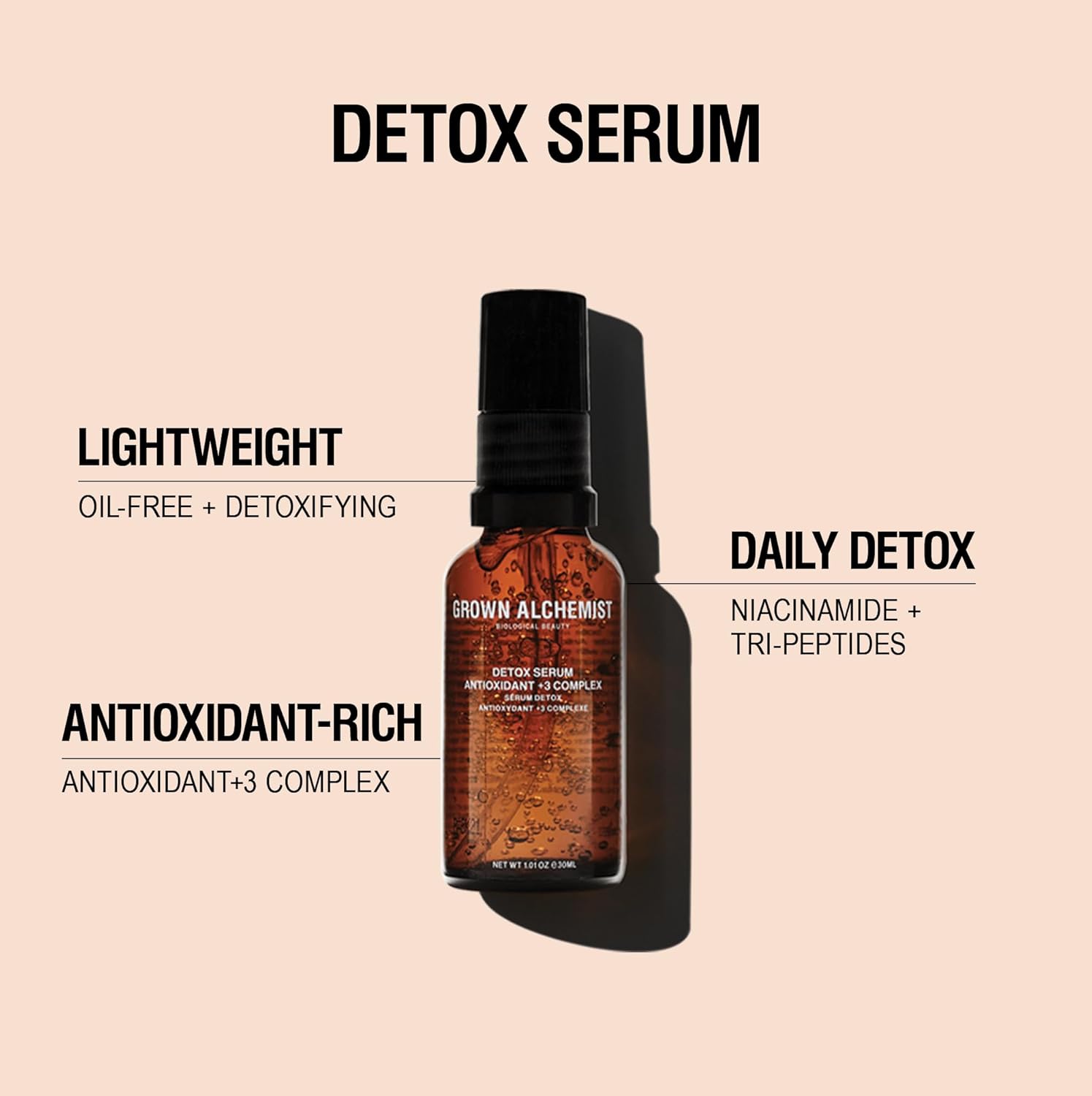 Grown Alchemist Detox Essentials Skincare Kit - Skin Care Set Gift Exclusive - Detox Niacinamide Serum For Face 30 Ml, Moisturising And Hydrating Matte Moisturiser 12 Ml Deep Cleansing Face Mask 20 Ml