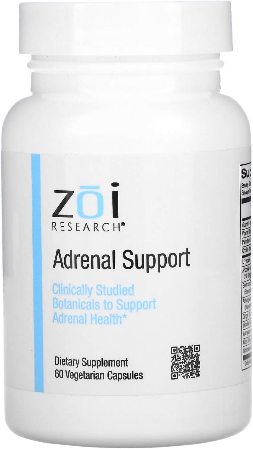 ZOI Research Adrenal Support, 60 Vegetarian Capsules