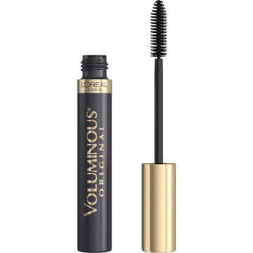 L’Oreal Paris Original Voluminous Mascara, Building Mascara Volume And Length Formula, Washable, Blackest Black, 0.28 Fl Oz., 2 Count