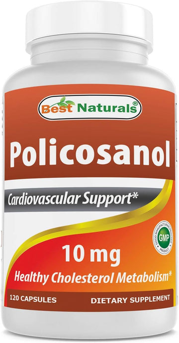 Best Naturals Policosanol 10 mg 120 Capsules