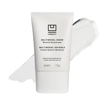 U Beauty Multimodal Sheer Facial Mineral Sunscreen Spf 25 With Non-Nano Zinc Oxide Spf Filter, Plus Clary Sage And Pongamia Pinnata Seed Extracts For Brighter-Looking Skin With An Airbrush Finish