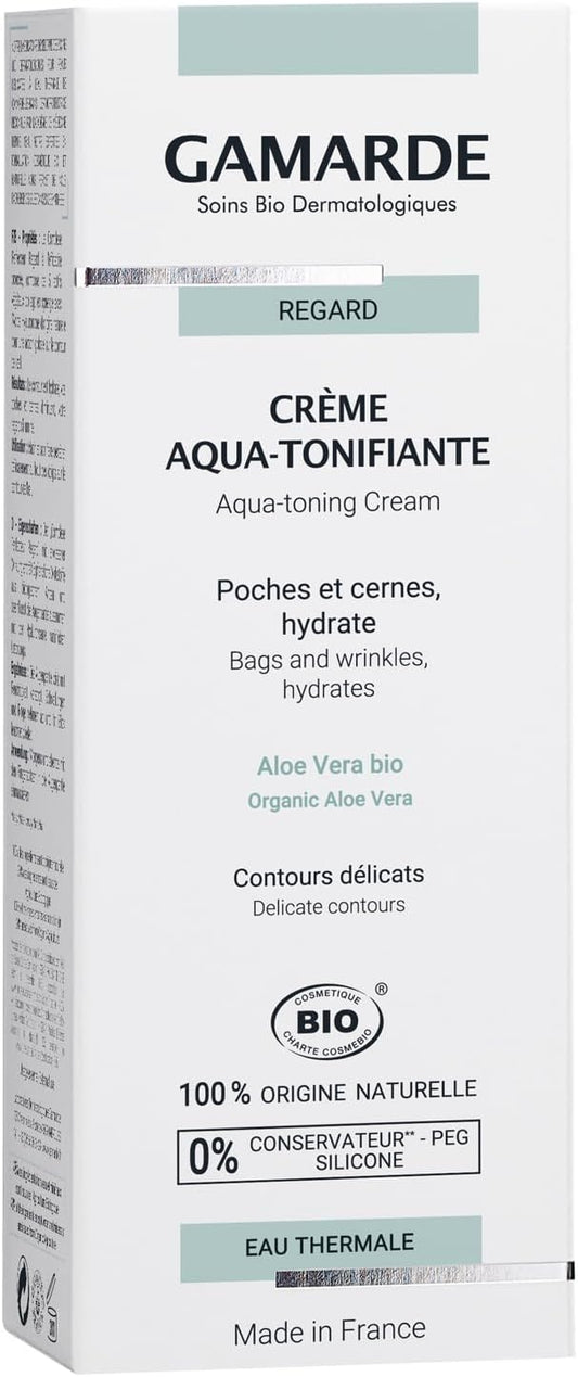 Aqua-Toning Cream Bag and Wrinkles Hydrates by Gamarde for Women - 0.67 oz Cream