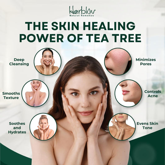 Tea Tree Soap – Natural Defense Tea Tree Oil Soap Bar For Face & Body – Remedy Fights Acne, Skin Irritation, And Prevents Breakouts – Deeply Cleansing, Hydrating Cleanser For Calm, Fresh Skin