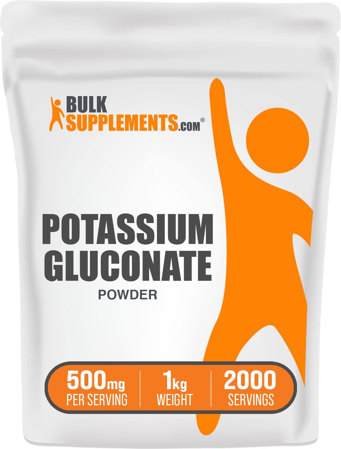 BulkSupplements.com Potassium Gluconate Powder - Potassium Supplement,