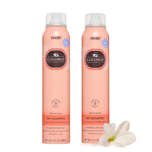 Hask Coconut Collection: 2 Coconut Nourishing Dry Shampoos And 1 Coconut Oil