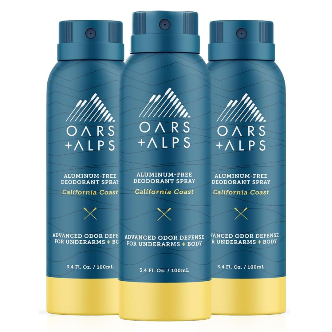 Oars + Alps Aluminum Free Deodorant California Coast 3ct