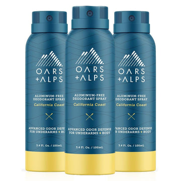 Oars + Alps Aluminum Free Deodorant California Coast 3ct