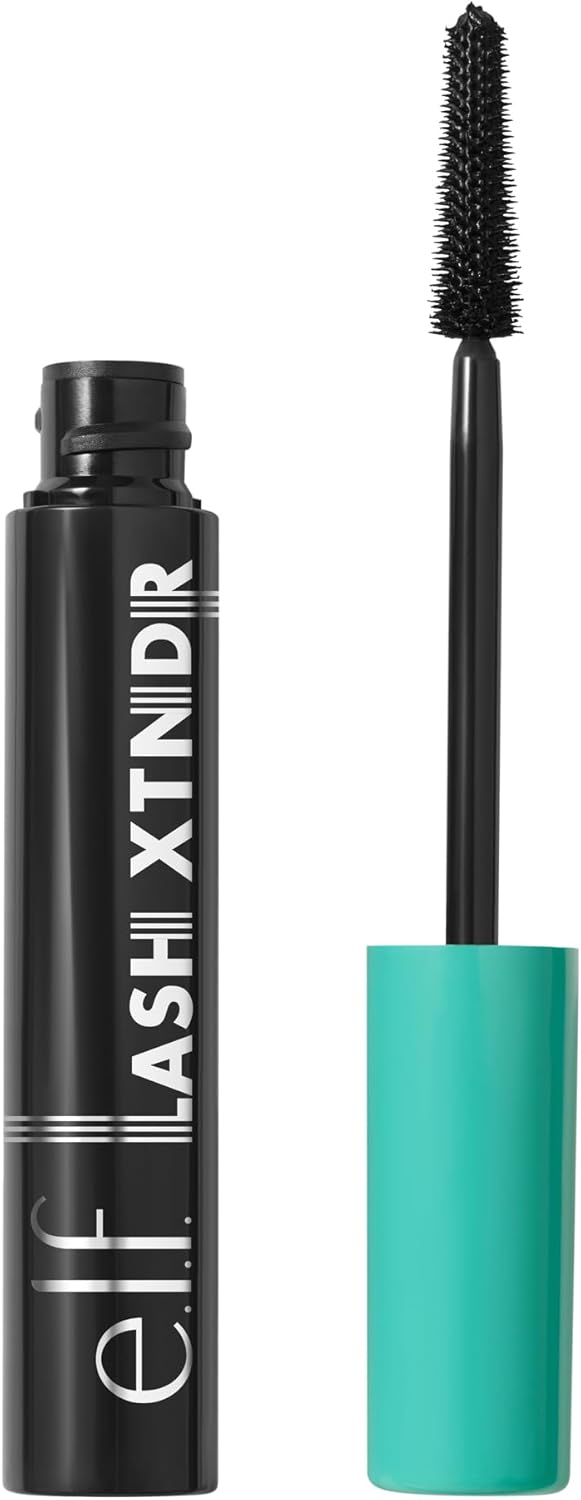 E.L.F. Lash Xtndr Mascara, Long-Lasting & Buildable For The Look Of Lash Extensions, Clump & Flake Free, Vegan & Cruelty-Free, Soft Black