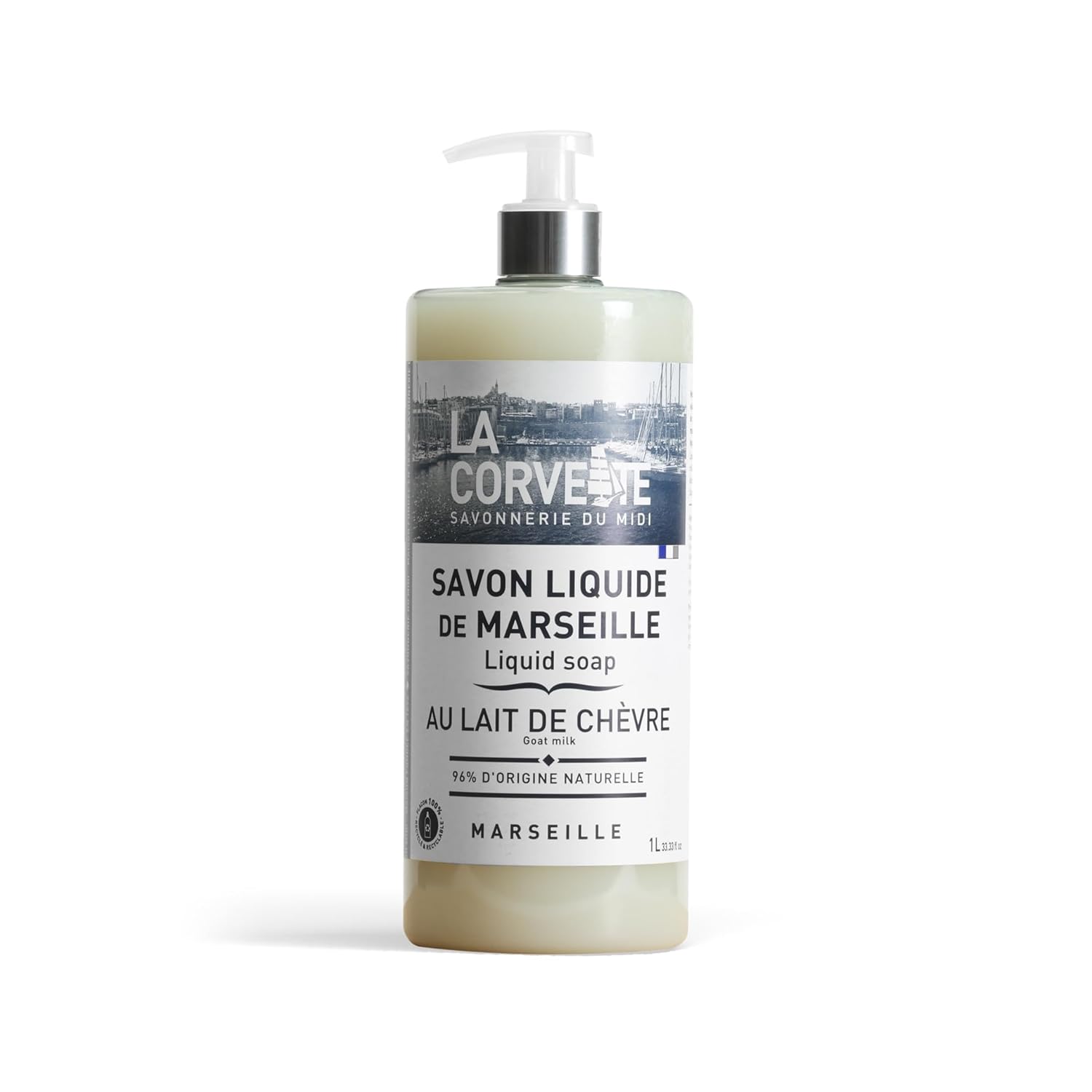 La Corvette, Liquid Soap Goat Milk 1L : Beauty & Personal Care