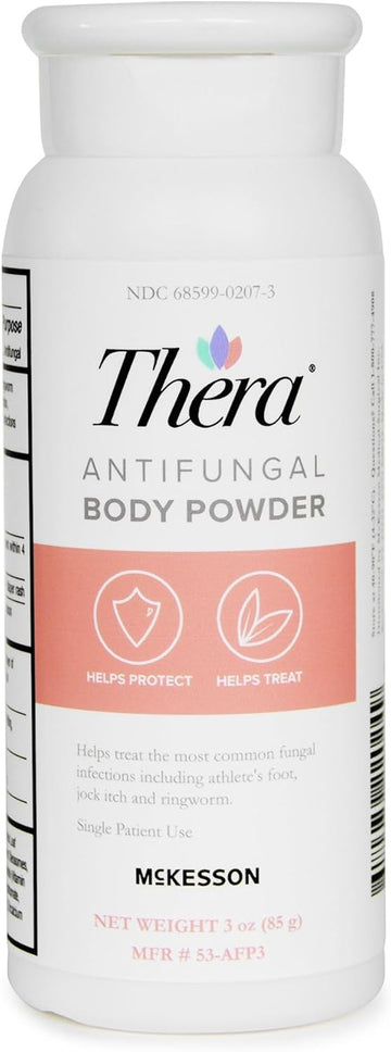 Thera 2% Miconazole Nitrate Powder Antifungal 3 Oz. Shaker Bottle 2 Ct