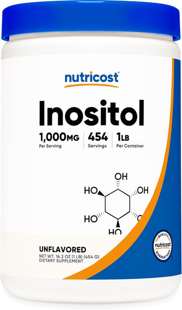 Nutricost Inositol Powder 1Lb (454 Grams) - Gluten Free, Non-Gmo