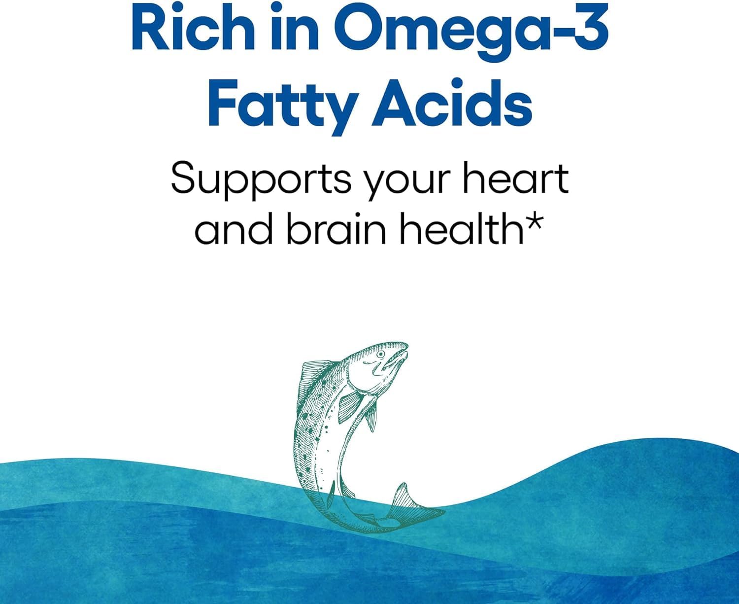 Natural Factors, Wild Alaskan Salmon Oil Provides Omega-3, Epa, Dha & Vitamin D, Supports Brain & Heart Health, 90 Softgels
