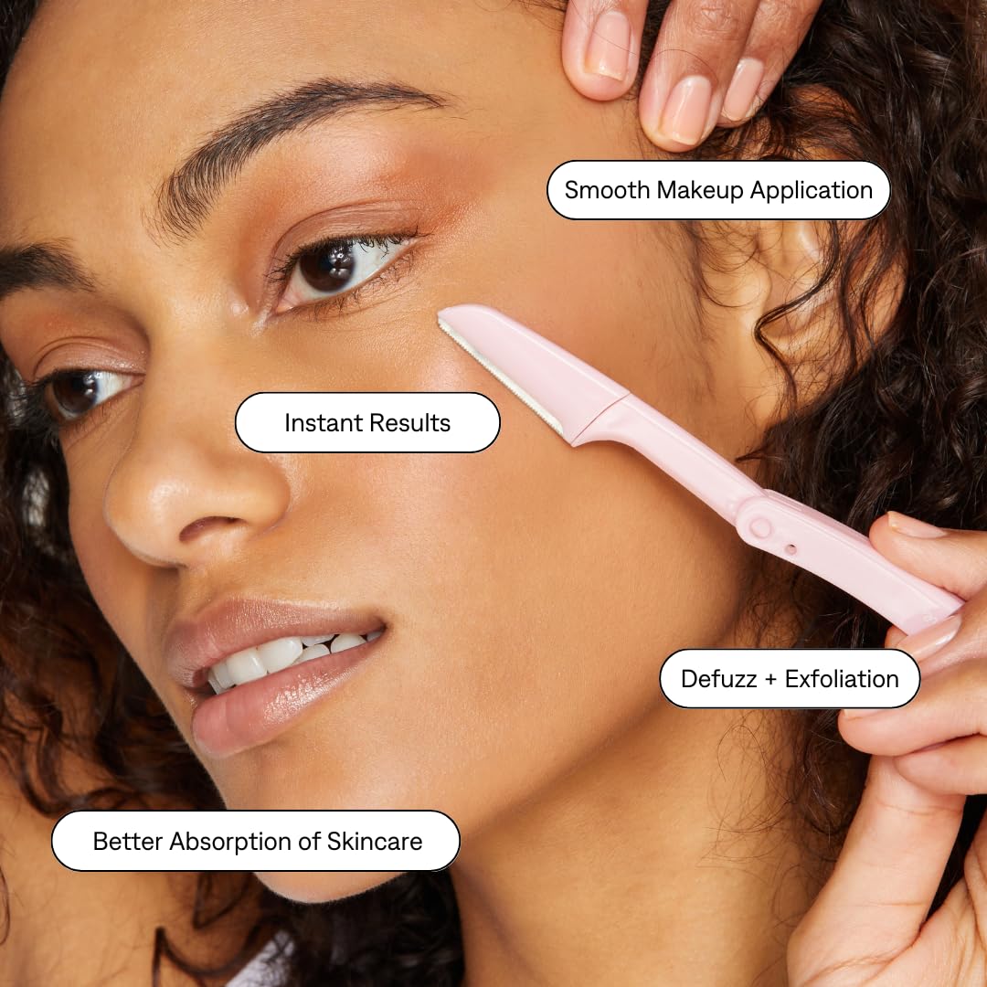 No Mo-Stache Facial Razor Bundle X 3 : Beauty & Personal Care