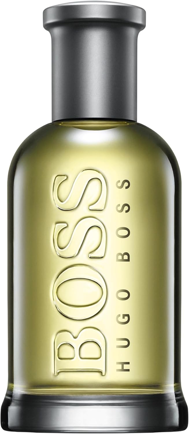 Boss Bottled Aftershave For Him - Woody Scent With Notes Of Apple, Cinnamon And Wood - Light Longevity - 50Ml