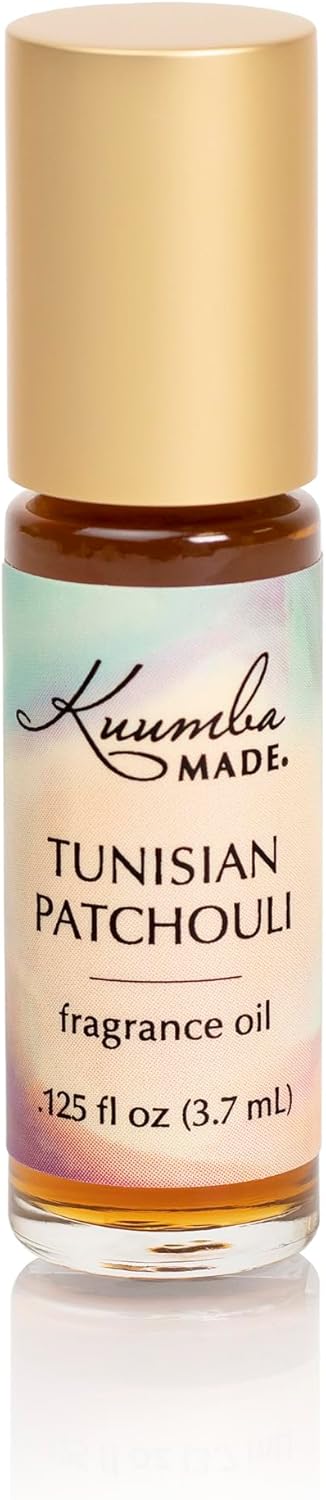 Kuumba Made Tunisian Patchouli Fragrance Oil Roll-On 0.125 Fl Oz (3.7Ml) | Rollerball Perfume | Alcohol Free : Health & Household