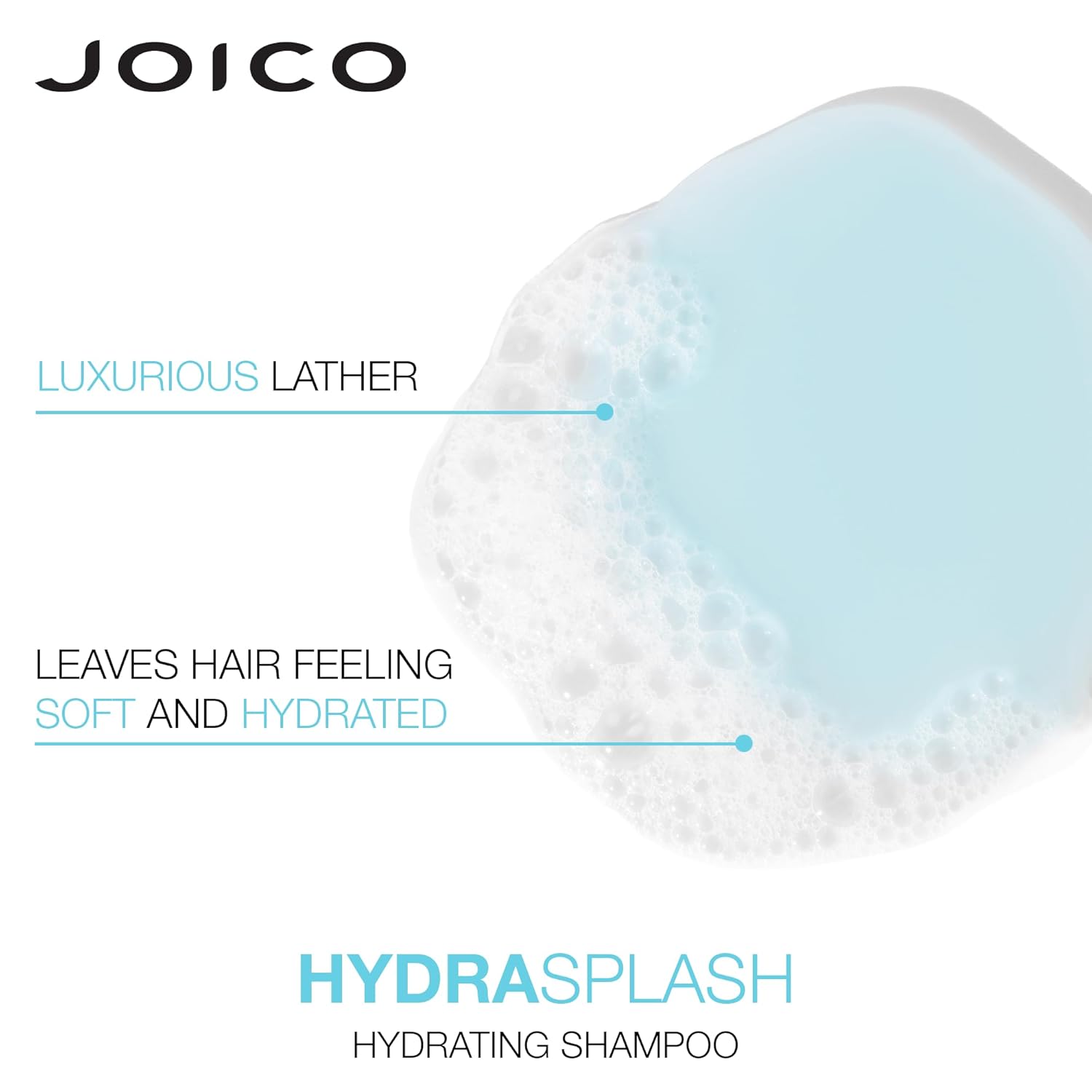 Joico HydraSplash Hydrating Shampoo | For Fine, Medium, Dry Hair | Replenish Moisture | Add Hydration & Softness | With Sea Kelp & Coconut Water | 10.1 Fl Oz : Beauty & Personal Care