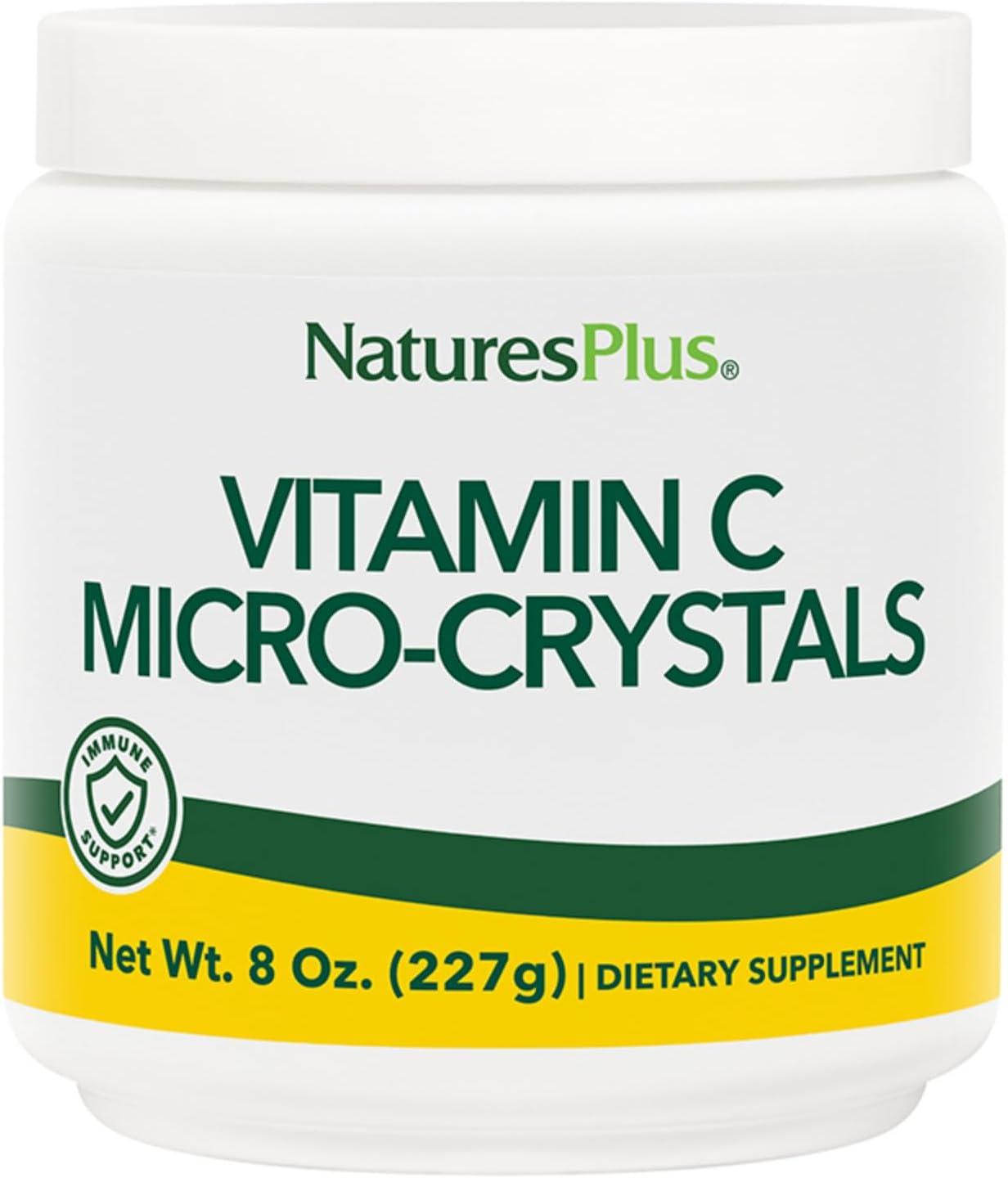 Naturesplus Vitamin C Micro-Crystals - 8 Oz, Pack Of 2 - Antioxidant - Supports Immune Health & Overall Well-Being - Vegan, Gluten Free - Approx. 90 Total Servings