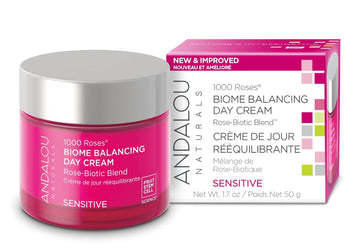 Andalou Naturals 1000 ROSES® Biome Balancing Day Cream