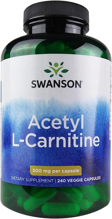 Swanson Acetyl L-Carnitine 500 Milligrams 240 Veg Capsules