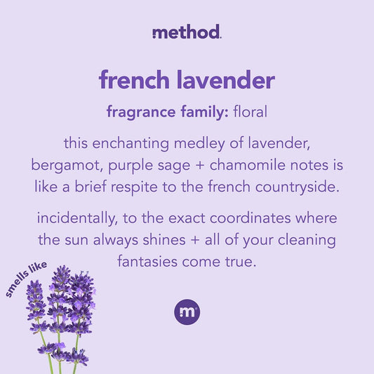 Method All-Purpose Cleaner Concentrates Refills, French Lavender, 4 Recyclable 1 Fl Oz Refills