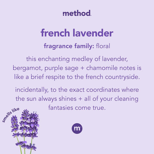 Method All-Purpose Cleaner Concentrates Refills, French Lavender, 4 Recyclable 1 fl oz Refills