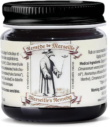 Marseille’S Remedy Thieves Muscle Balm, Ancient Essential Balm Blend For Immune Support With Clove, Lemon, Cinnamon, Eucalyptus, Rosemary
