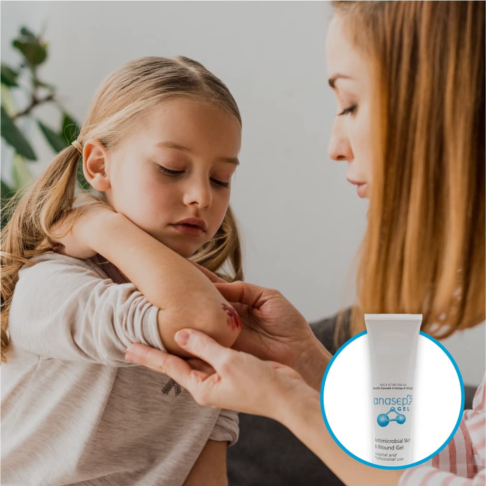 Anasept-Antimicrobial Skin & Wound Gel 3 Oz. Tube : Health & Household