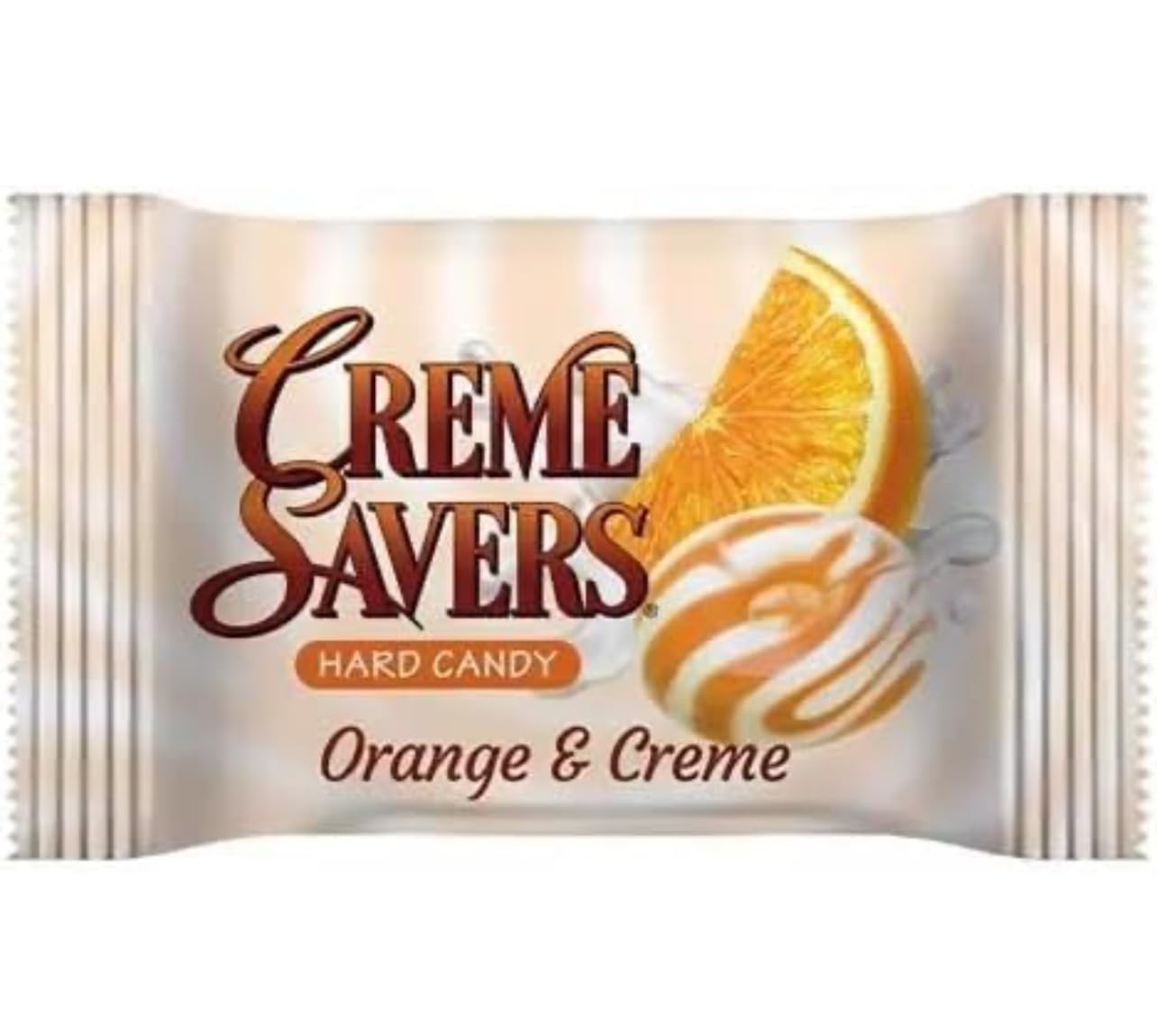Cream Savers Hard Candy | Original Classic Creamy Delight Individually Wrapped Candies | The Taste Of Fresh Strawberries Or Orange Swirled In Rich Cream | 6.25 Oz - (2 - Pack, Strawberry And Cream) : Grocery & Gourmet Food